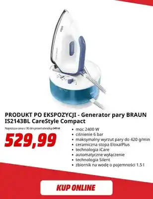 Generator pary Braun IS2143BL CareStyle Compact