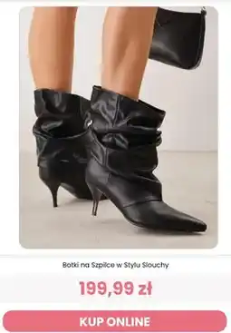 Renee Botki na szpilce w stylu slouchy Reneé oferta