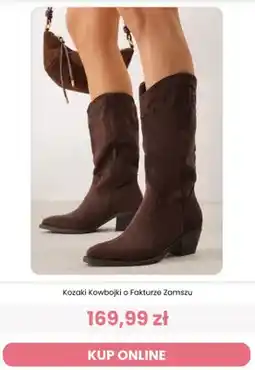 Renee Kozaki kowbojki o fakturze zamszu Reneé oferta