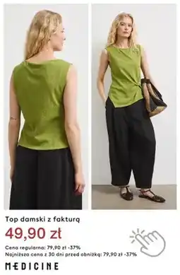 Medicine Top damski z fakturą Medicine oferta