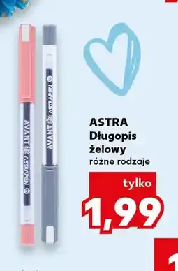 Kaufland Długopis żelowy Astra oferta