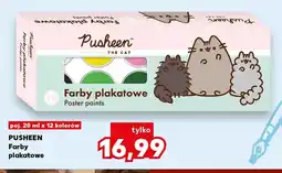 Kaufland Farby plakatowe Pusheen 12 kolorów oferta