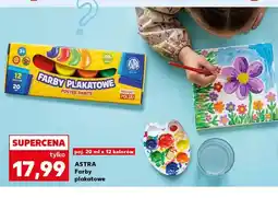 Kaufland Farby plakatowe Astra 12 kolorów oferta