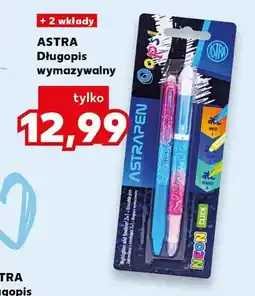 Kaufland Długopis wymazywalny Astra oferta