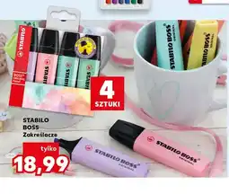 Kaufland Zakreślacze STABILO BOSS 4-pak oferta