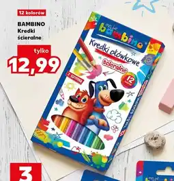 Kaufland Kredki ścieralne Bambino oferta