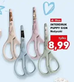 Kaufland Nożyczki Interdruk Puppy Sign 13 cm oferta