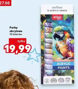 Kaufland Farby akrylowe Easy 12 kolorów oferta
