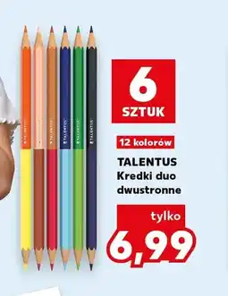 Kaufland Kredki duo dwustronne Talentus 6-pak oferta