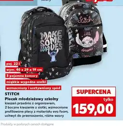 Kaufland Plecak młodzieżowy szkolny Stitch oferta