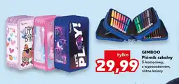 Kaufland Piórnik szkolny 3-komorowy z wyposażeniem Gimboo oferta