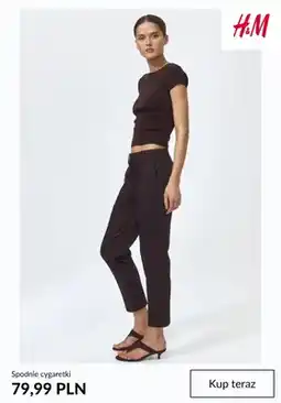 H&M Spodnie cygaretki H & M oferta