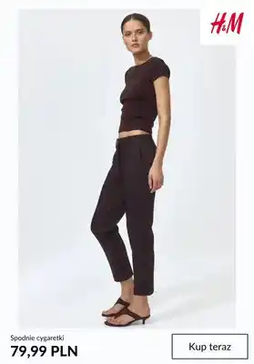 H&M Spodnie cygaretki H & M oferta