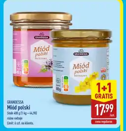 ALDI Miód Grandessa oferta