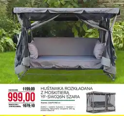 Abra Huśtawka rozkładana z moskitierą YF-SW026N szara oferta