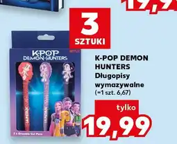 Kaufland Długopisy wymazywalne K-Pop Demon Hunters 3-pak oferta