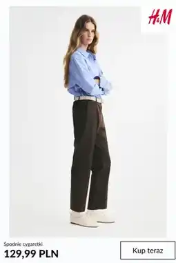 H&M Spodnie cygaretki H & M oferta