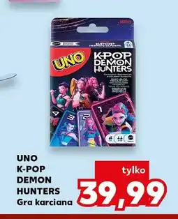 Kaufland Gra karciana UNO K-Pop Demon Hunters oferta