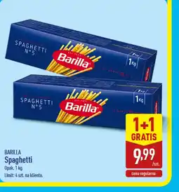 ALDI Spaghetti Barilla oferta