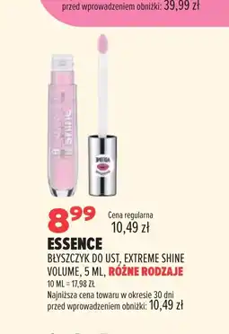 Drogerie Natura Błyszczyk do ust Essence oferta