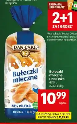 Delikatesy Centrum Bułeczki mleczne Dan Cake oferta