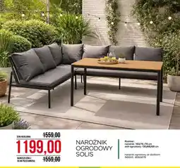 Abra Narożnik ogrodowy ze stolikiem Solis oferta