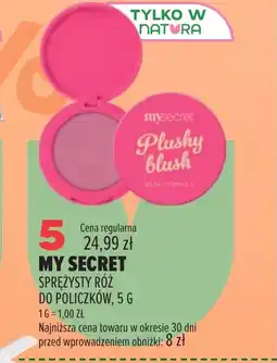 Drogerie Natura Róż do policzków My secret oferta
