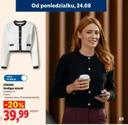 Lidl ESMARA Top damski z bawełną oferta