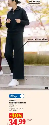 Lidl ESMARA Bluza dresowa damska oferta
