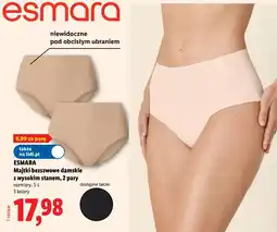 Lidl ESMARA Majtki bezszwowe damskie z wysokim stanem, 2 pary oferta