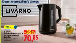 Lidl LIVARNO Czajnik elektryczny, 3000 W, z czterema szklankami do herbaty oferta