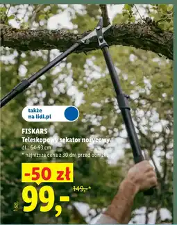 Lidl FISKARS Teleskopowy sekator nożycowy oferta