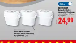 Lidl SILVERCREST Zestaw 3 wkładów do dzbanka filtrującego oferta