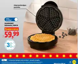 Lidl SILVERCREST Gofrownica, 1200 W oferta