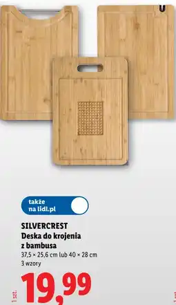 Lidl SILVERCREST Deska do krojenia z bambusa oferta