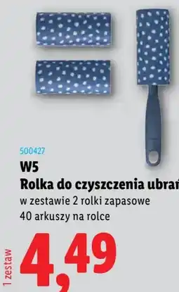 Lidl W5 Rolka do czyszczenia ubrań oferta