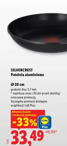 Lidl Silvercrest Patelnia aluminiowa Ø 20 cm oferta