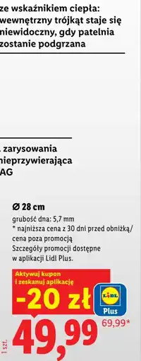 Lidl Silvercrest Patelnia aluminiowa Ø 28 cm oferta