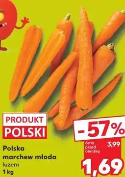 Kaufland Polska marchew młoda luzem oferta