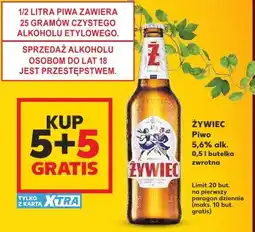 Kaufland Żywiec Piwo 5,6% alk. 0,5 l butelka zwrotna oferta
