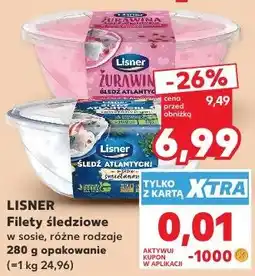 Kaufland LISNER Filety śledziowe w sosie, różne rodzaje oferta