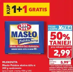 Kaufland Mlekovita Masło Polskie ekstra 82% tł oferta