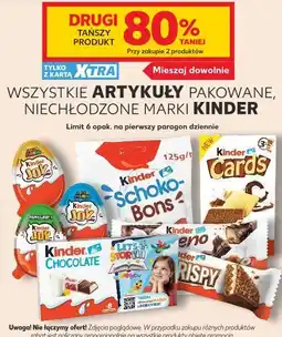 Kaufland Wszystkie artykuły pakowane, niechłodzone marki Kinder oferta