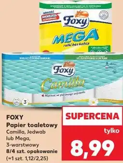 Kaufland Foxy Papier toaletowy Camilla, Jedwab lub Mega oferta