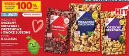 Kaufland WSZYSTKIE ORZECHY, MIESZANKI ORZECHOWE I OWOCE SUSZONE MARKI K-CLASSIC oferta