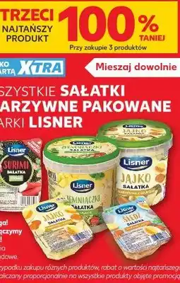 Kaufland Sałatki warzywne pakowane Lisner oferta