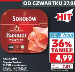 Kaufland Sokołów Szynka Basiuni oferta