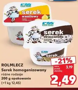 Kaufland Rolmlecz Serek homogenizowany różne rodzaje oferta
