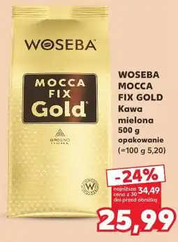 Kaufland Woseba Mocca Fix Gold Kawa mielona oferta