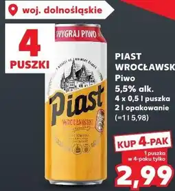 Kaufland Piast Wrocławskie Piwo oferta